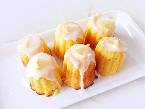 100均のカヌレ型で!シンプルなレモンケーキ♪